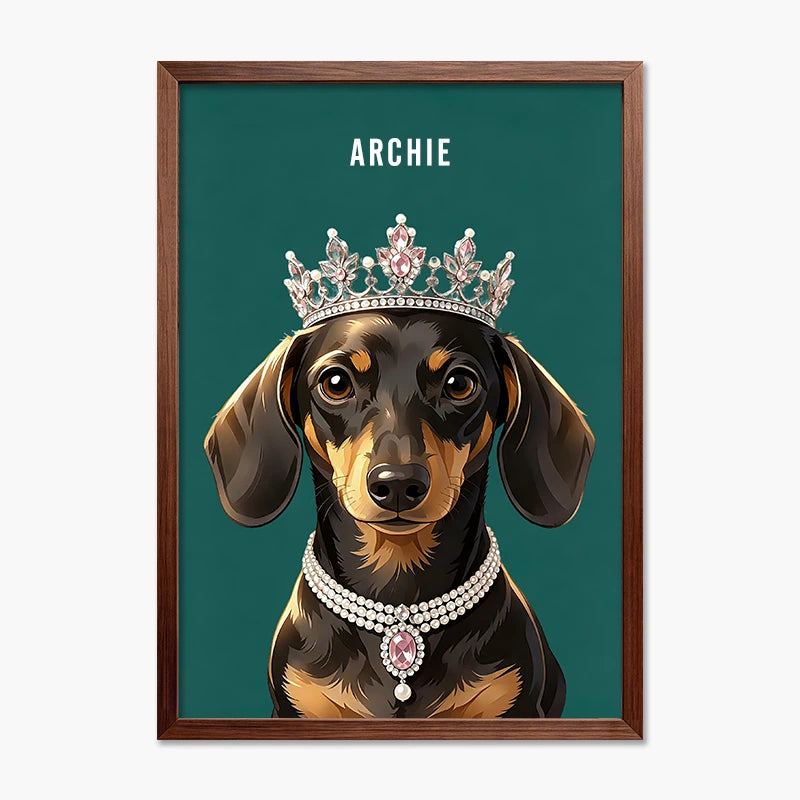 The King | Pet Portrait Print