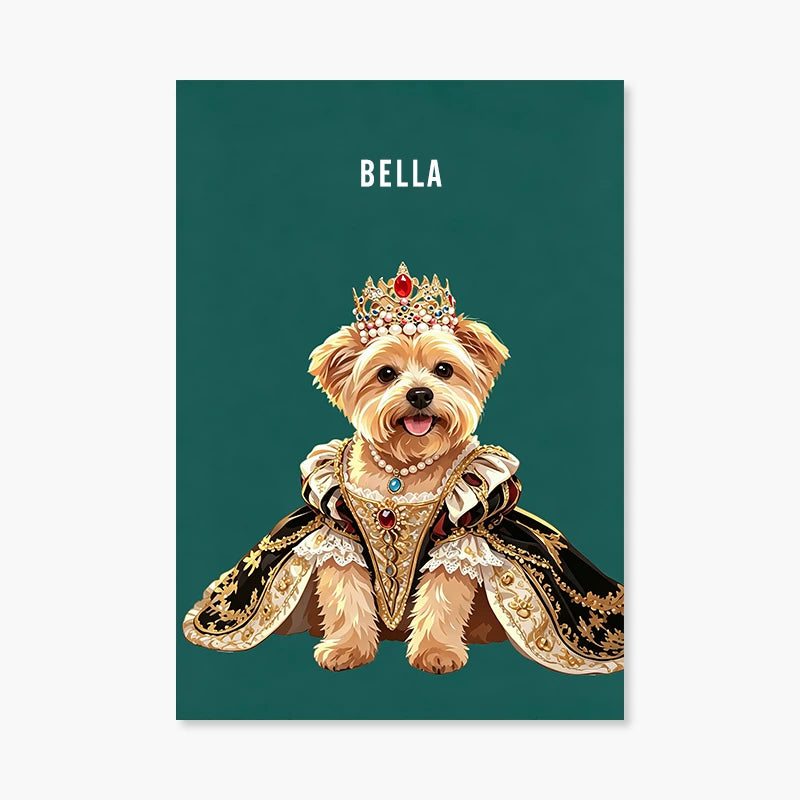 The Queen | Pet Portrait Print