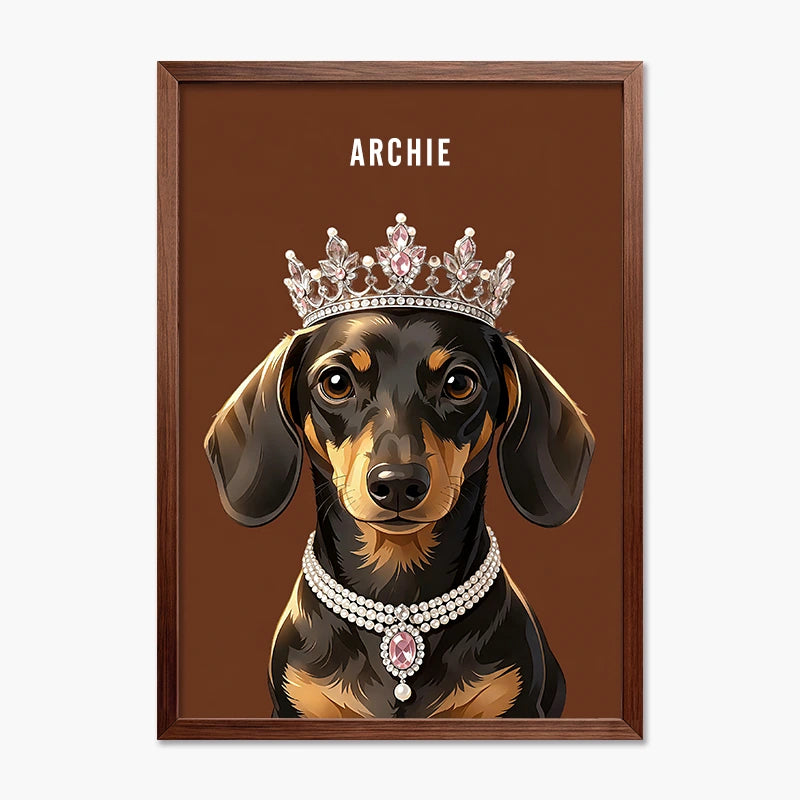 The King | Pet Portrait Print