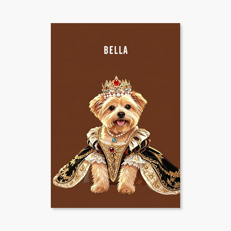 The Queen | Pet Portrait Print