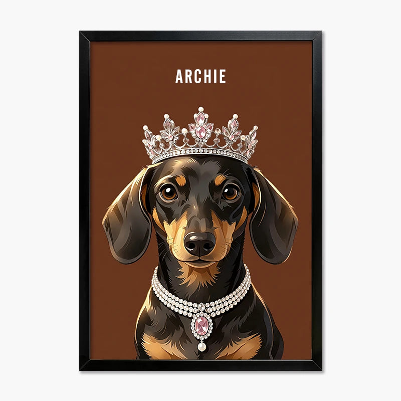 The King | Pet Portrait Print