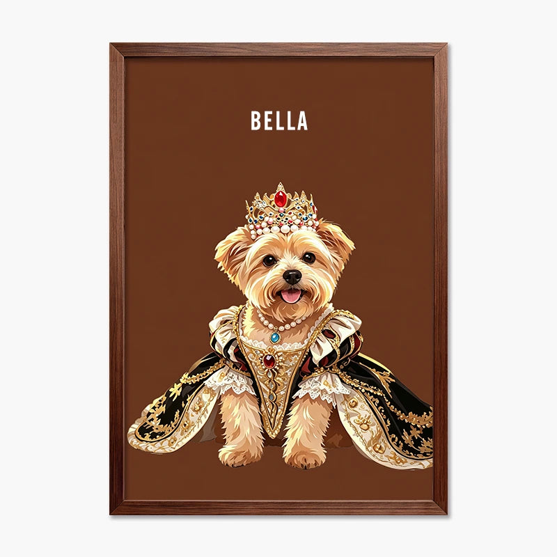 The Queen | Pet Portrait Print