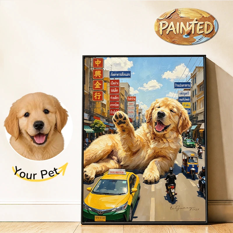 Bangkok | Hand-painted Pet Portrait