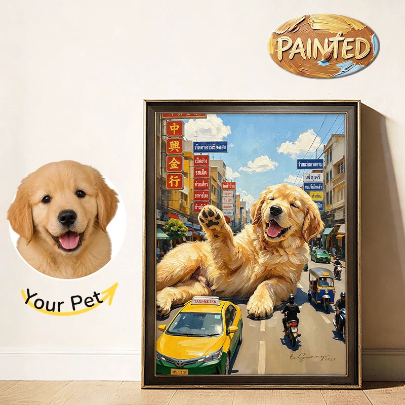 Bangkok | Hand-painted Pet Portrait