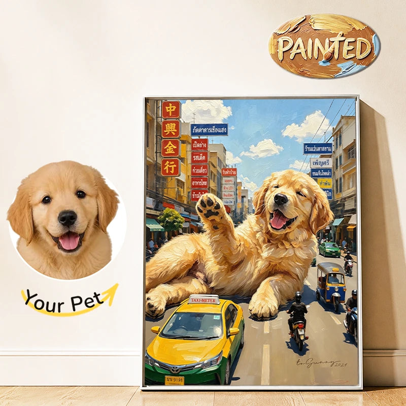 Bangkok | Hand-painted Pet Portrait