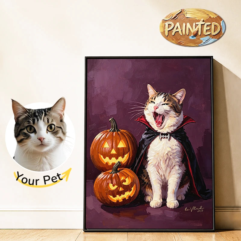 Vampire | Hand-painted Pet Portrait
