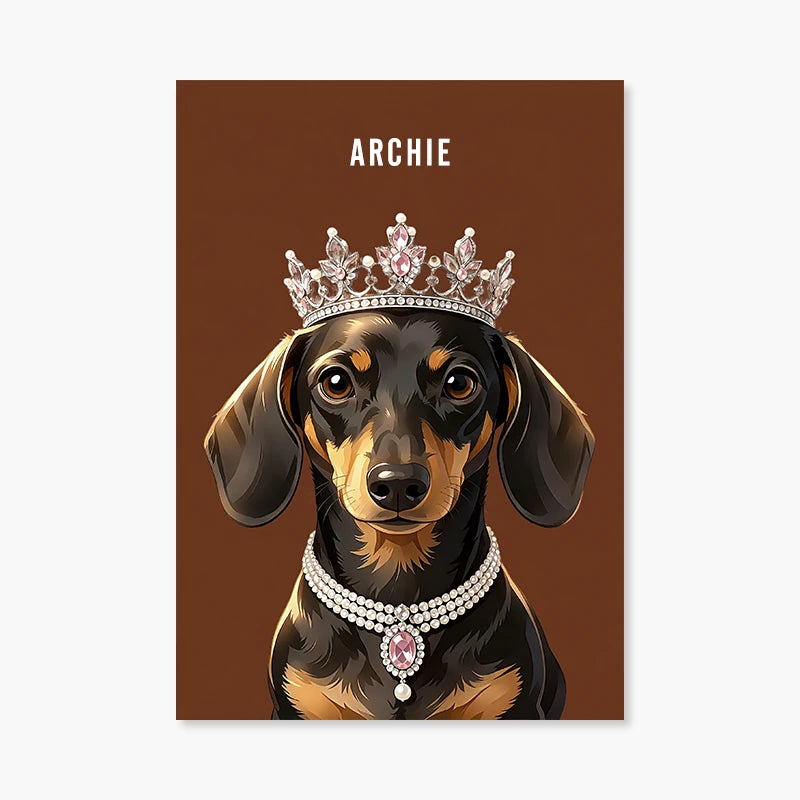 The King | Pet Portrait Print