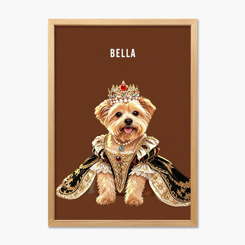 The Queen | Pet Portrait Print