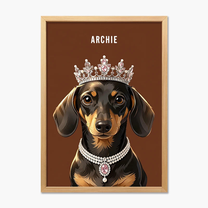 The King | Pet Portrait Print