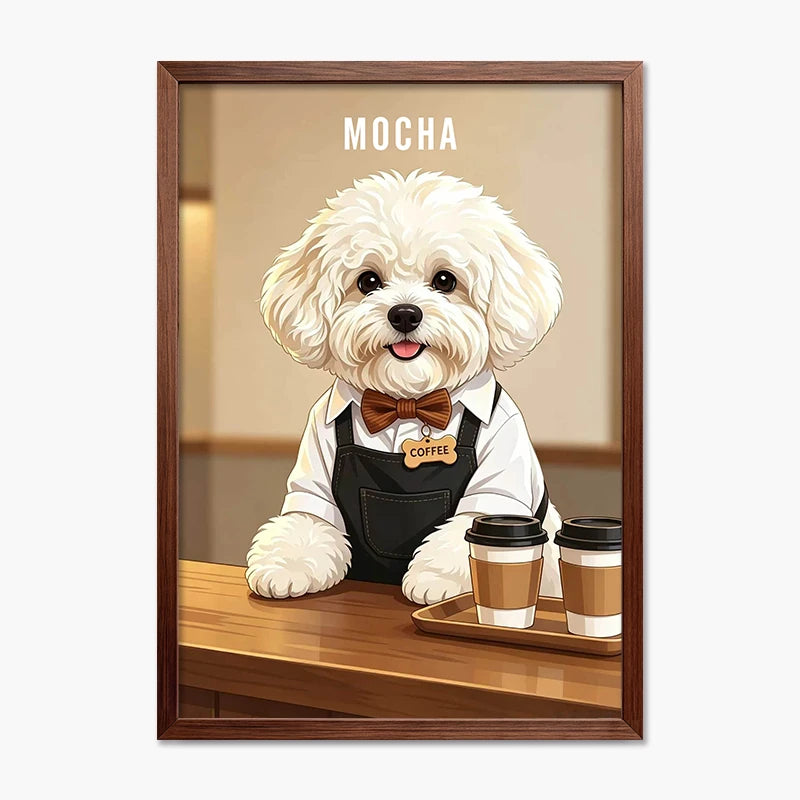 Barista | Pet Portrait Print