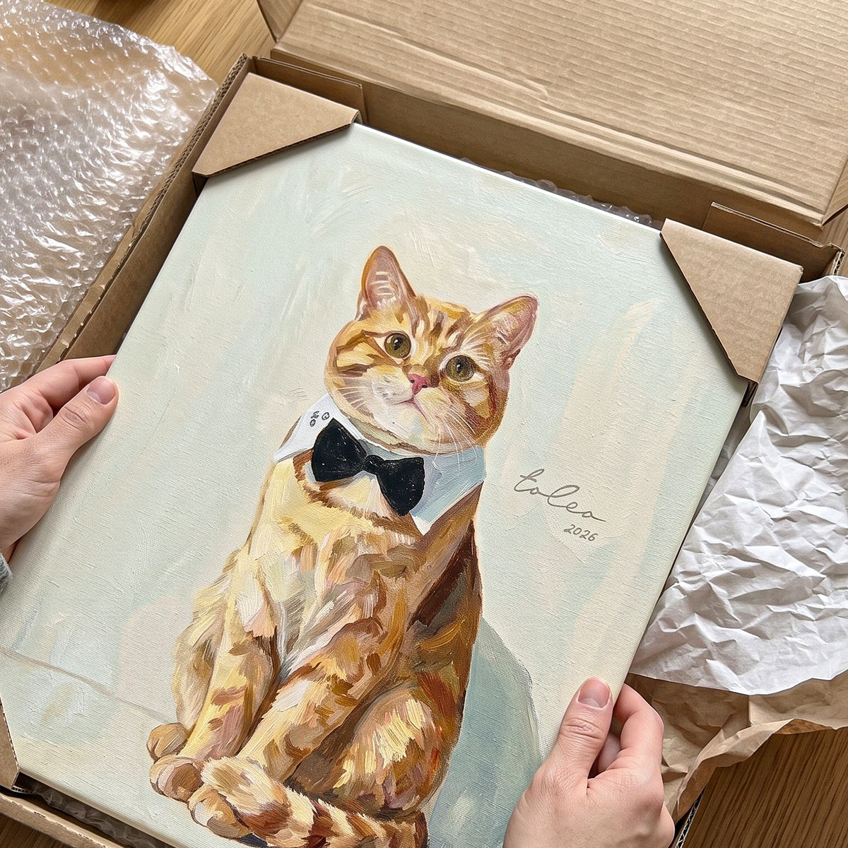 Realistic Pet Portrait | Hand-painted Pet Portrait