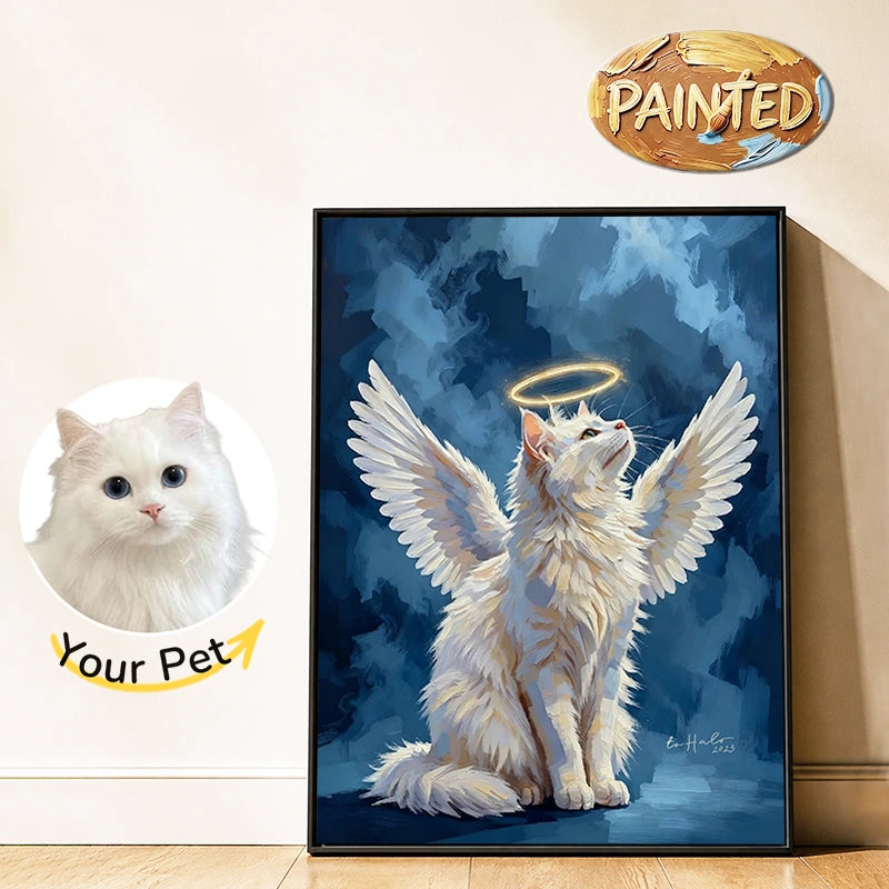 Angel | Hand-painted Pet Portrait
