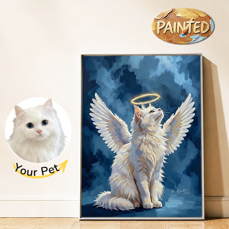 Angel | Hand-painted Pet Portrait