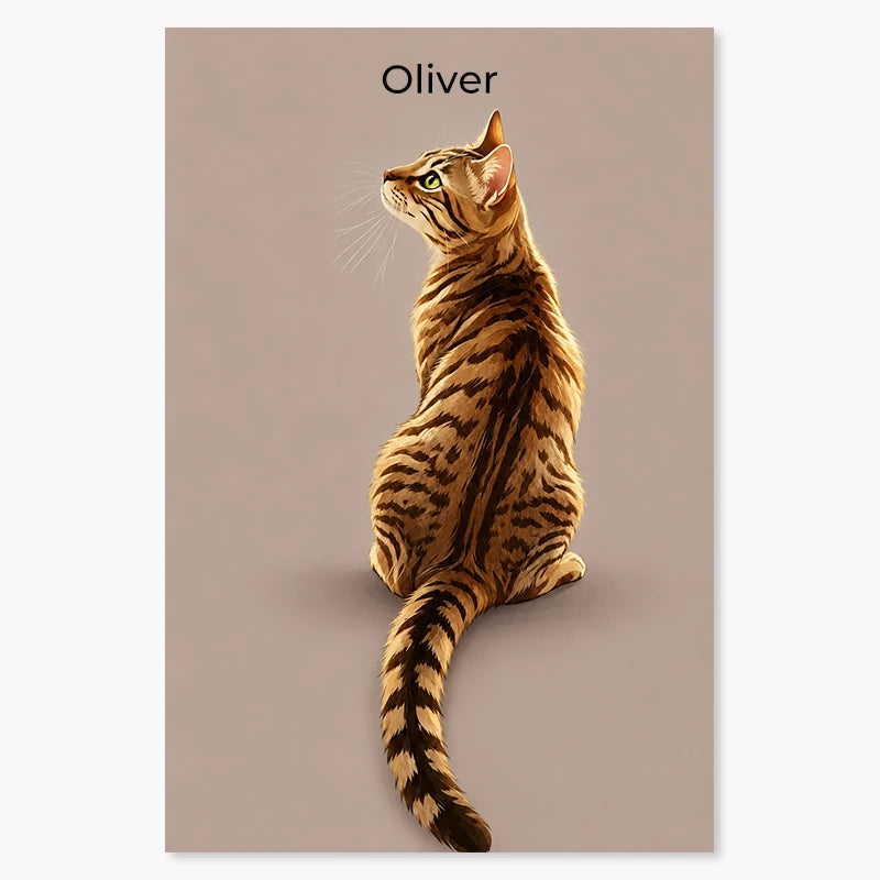 Modern Pet Portrait | Pet Portrait Print