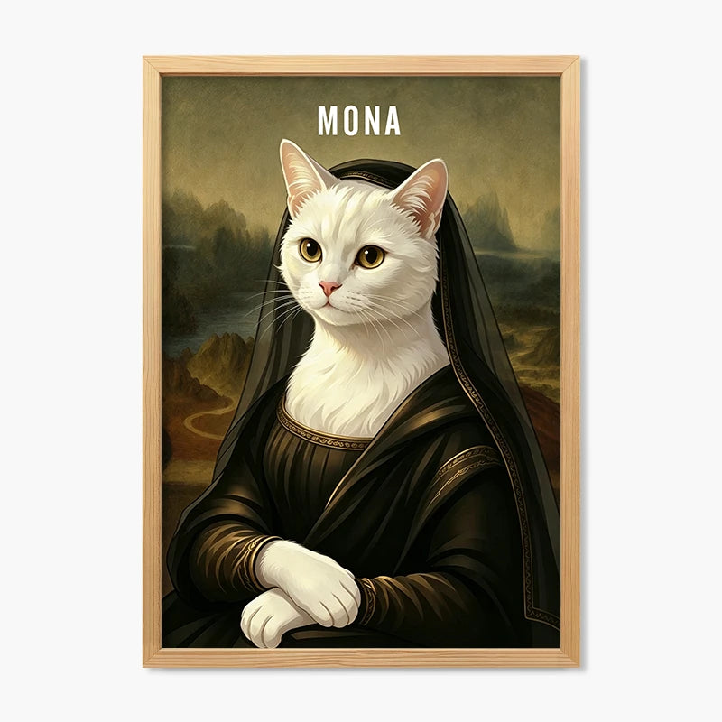 Mona Lisa | Pet Portrait Print