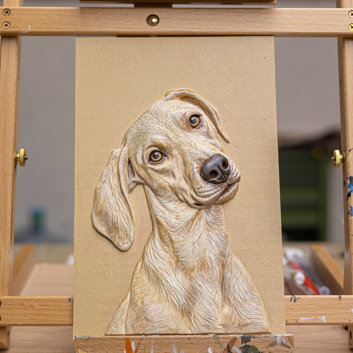 Realistic Pet Portrait | Hand-sculpted 3D Pet Portrait