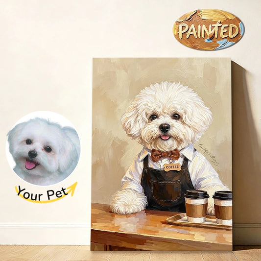 Barista | Hand-painted Pet Portrait