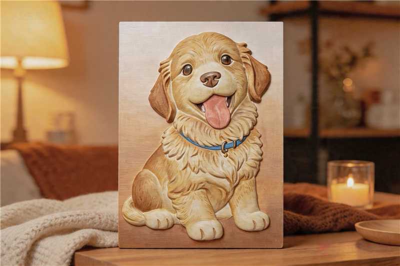 Pet World-Tour Hand-sculpted 3D Pet Portrait preserving recognizable pet features in a travel scene