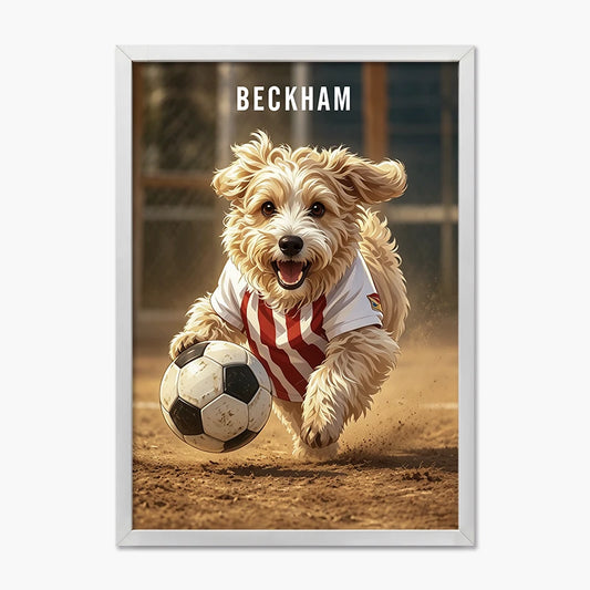Soccer Player | Pet Portrait Print