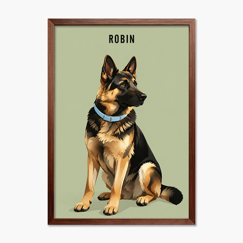 Modern Pet Portrait | Pet Portrait Print