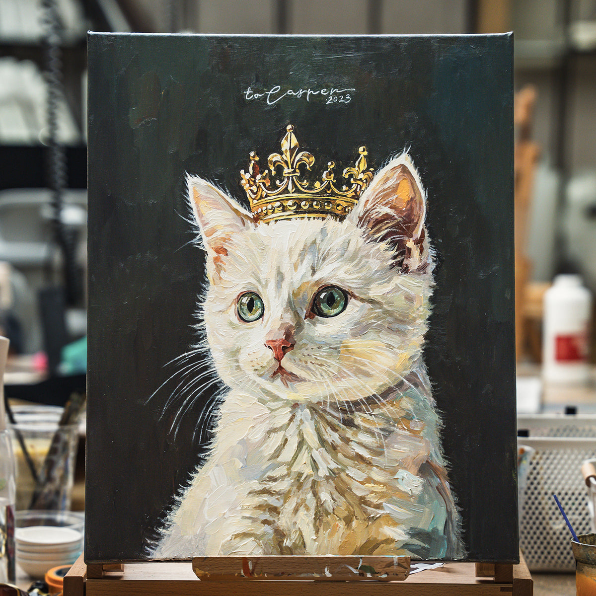 The Queen | Hand-painted Pet Portrait