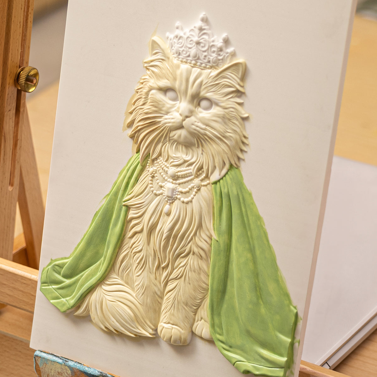 The Queen | Hand-sculpted 3D Pet Portrait