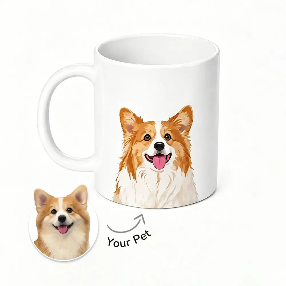 Custom Pet Portrait Mug