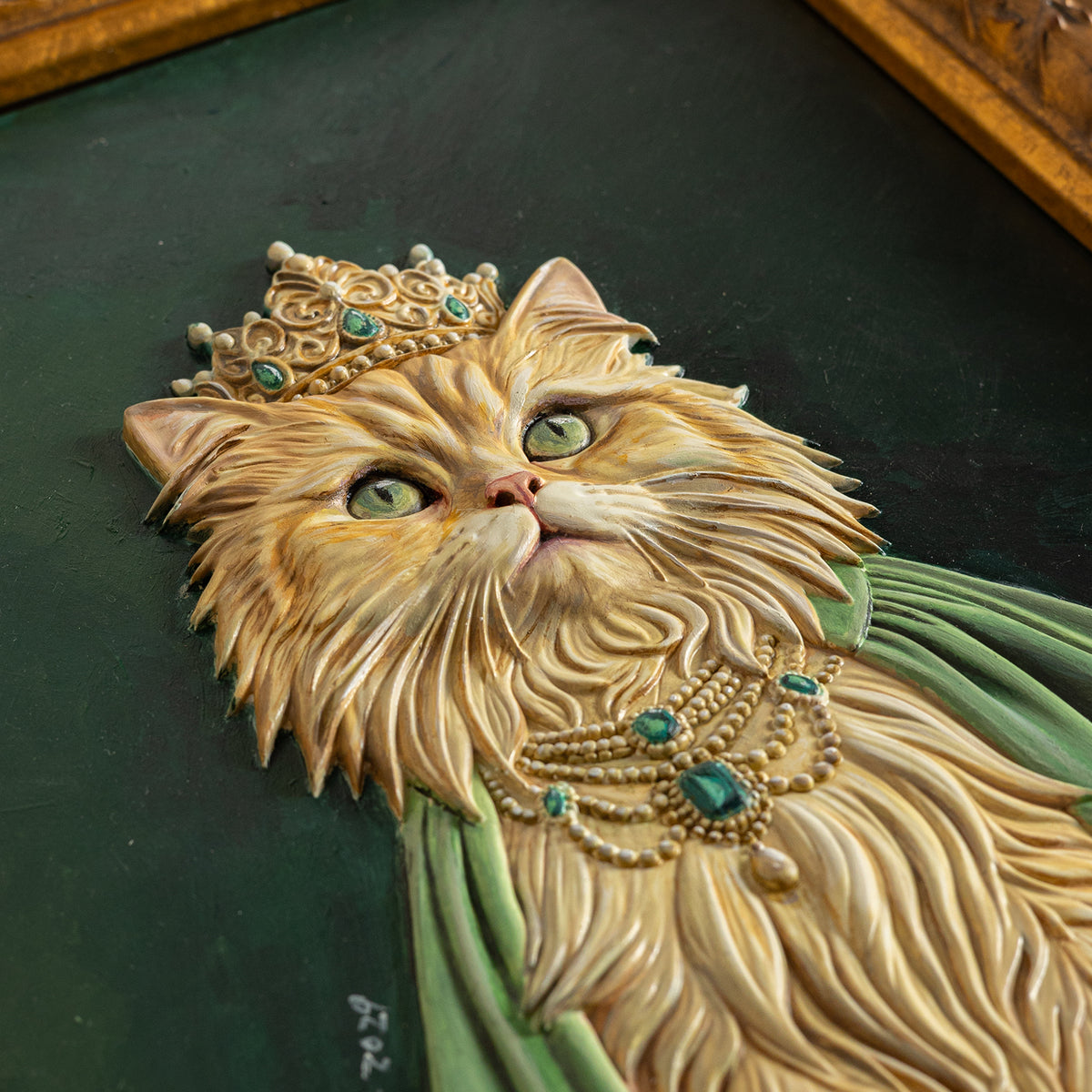 The Queen | Hand-sculpted 3D Pet Portrait