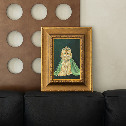 The Queen | Hand-sculpted 3D Pet Portrait