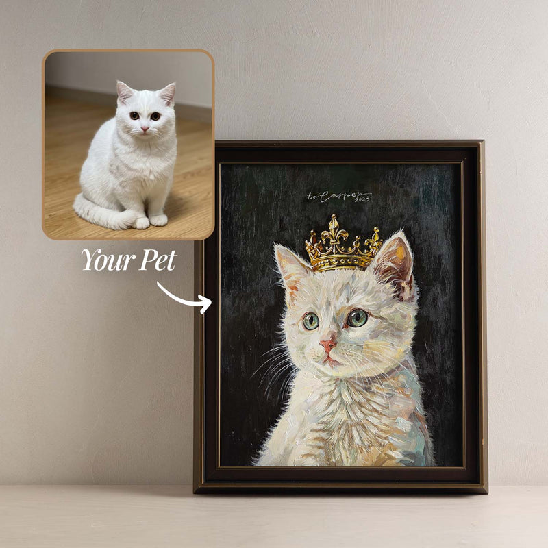 The Queen | Hand-painted Pet Portrait