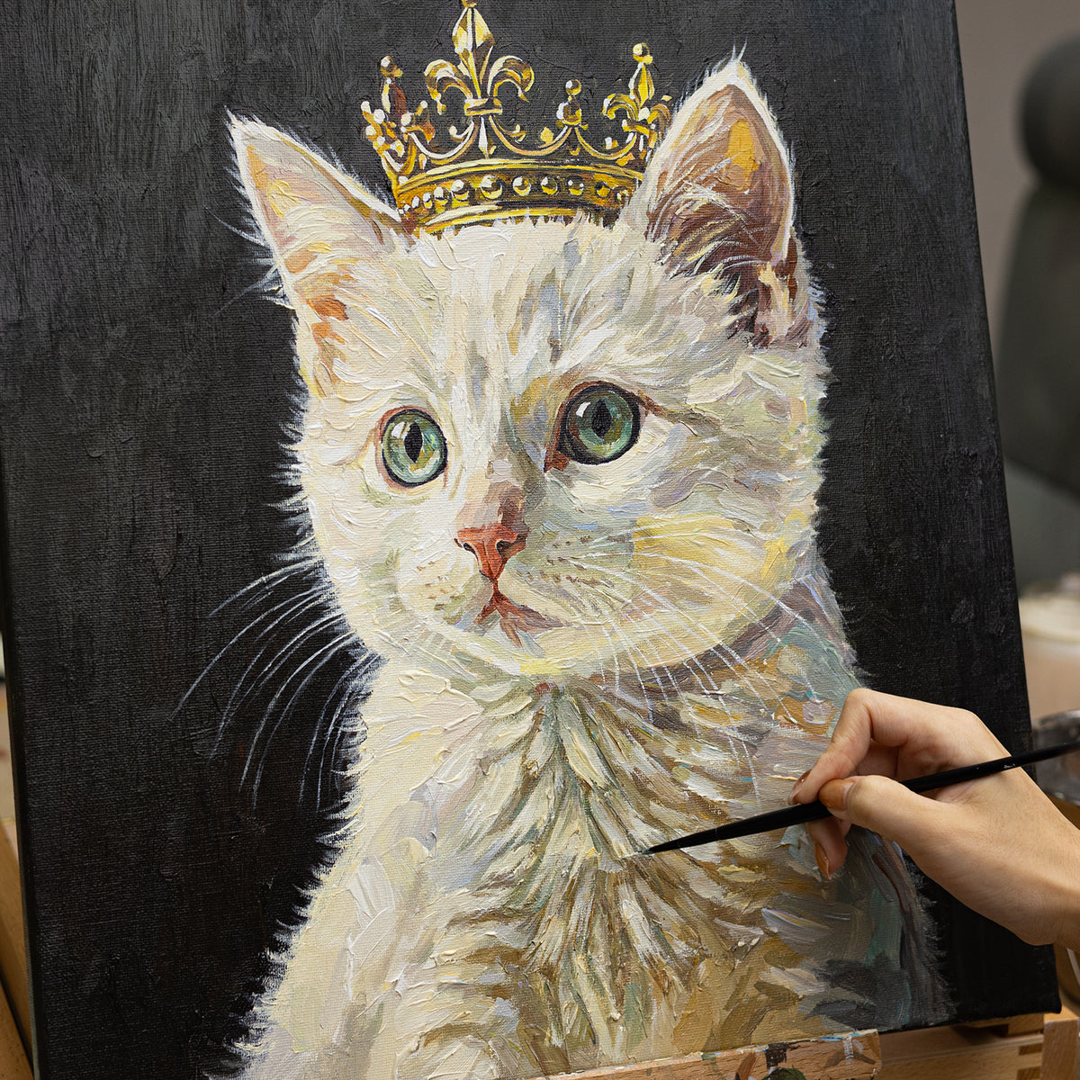 The Queen | Hand-painted Pet Portrait