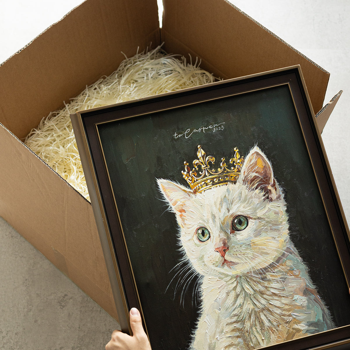 The Queen | Hand-painted Pet Portrait