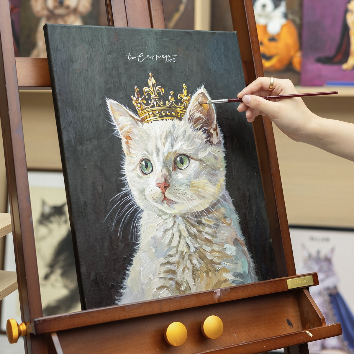 The Queen | Hand-painted Pet Portrait