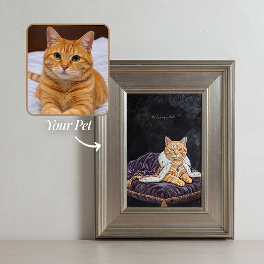 The King | Hand-sculpted 3D Pet Portrait
