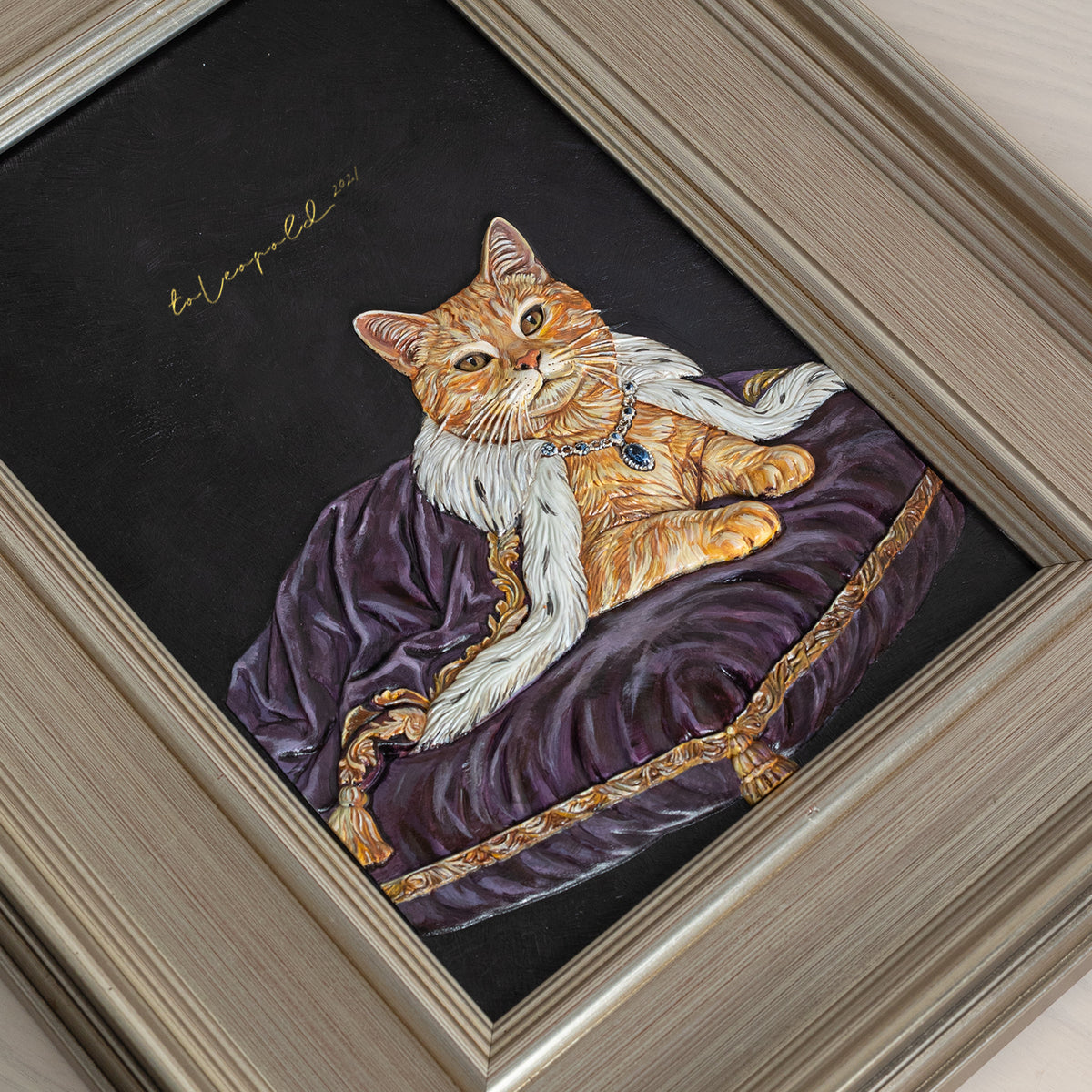 The King | Hand-sculpted 3D Pet Portrait