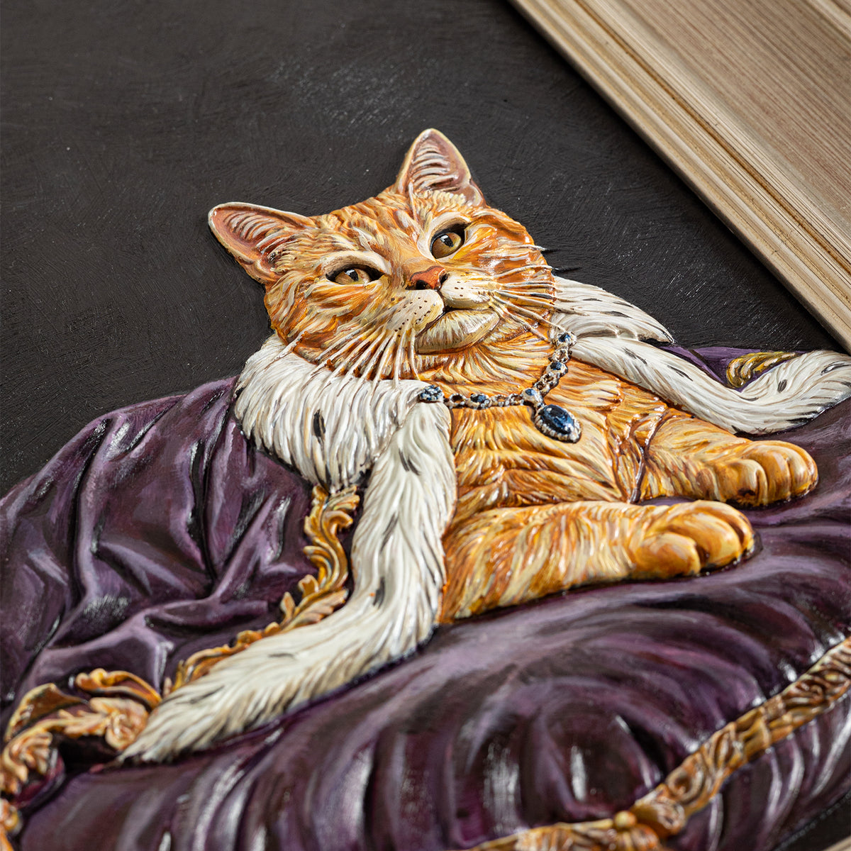 The King | Hand-sculpted 3D Pet Portrait