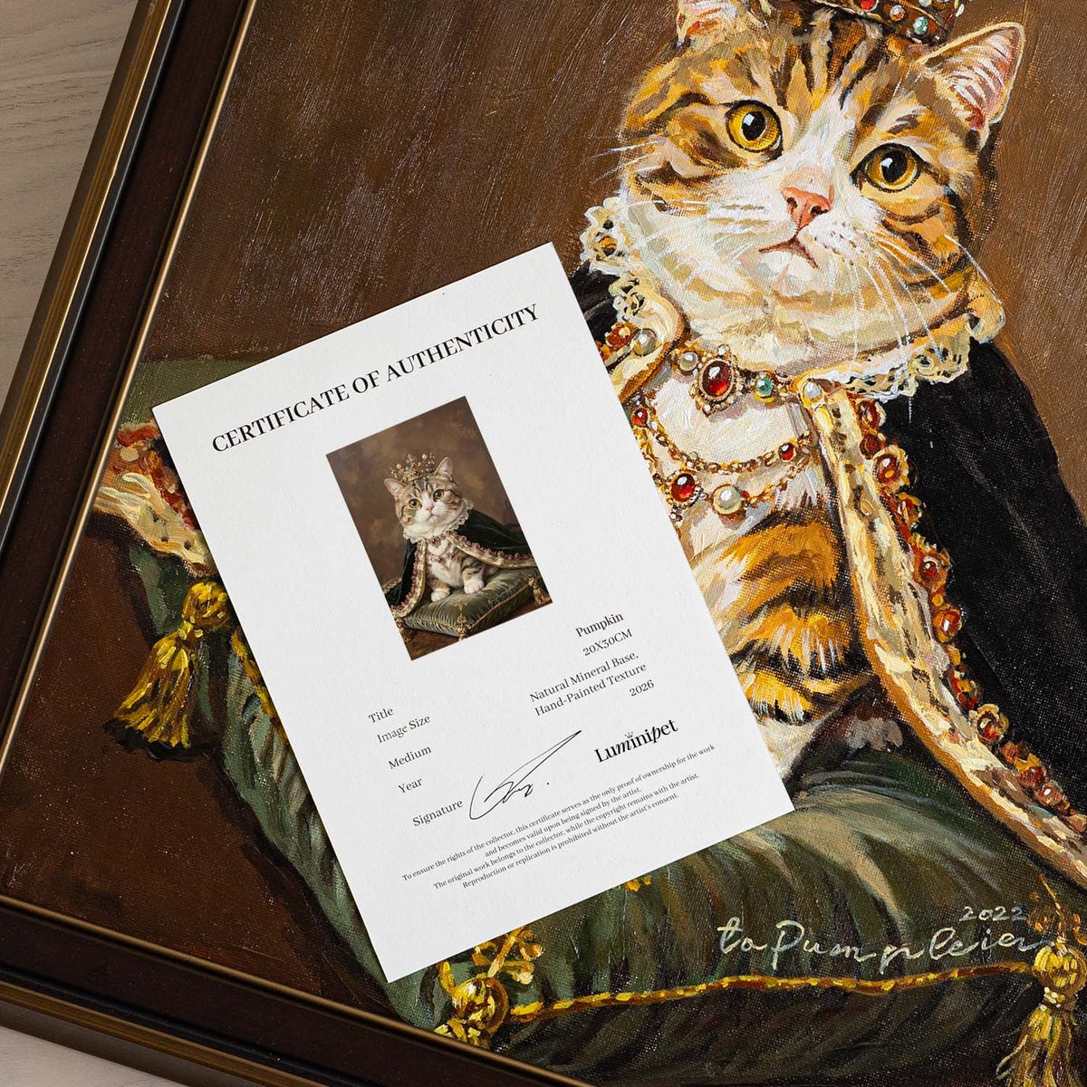 The King | Hand-painted Pet Portrait