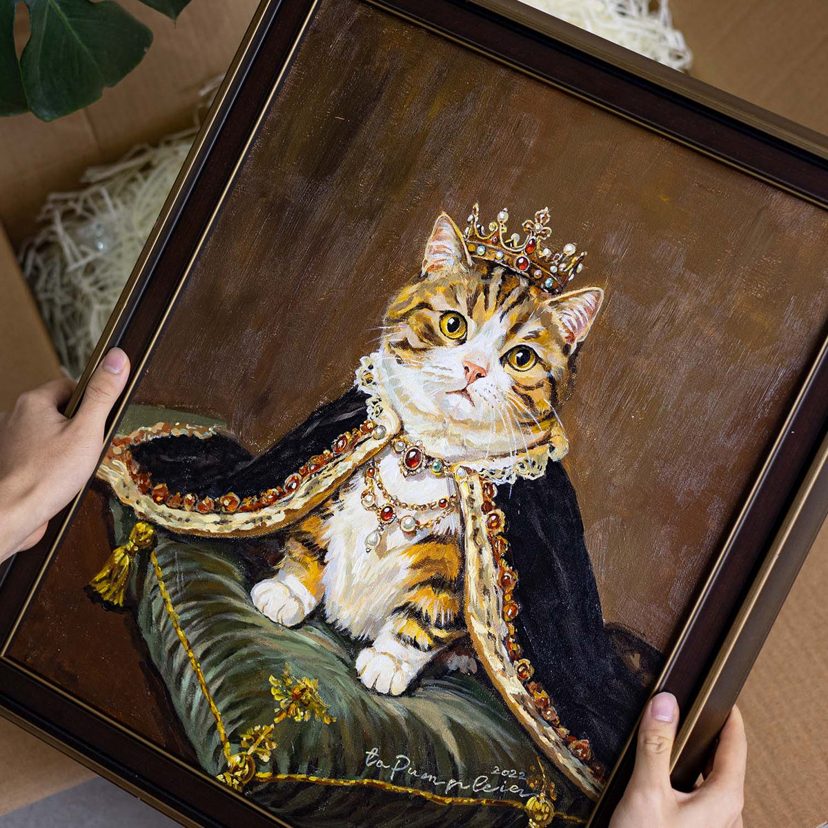 The King | Hand-painted Pet Portrait