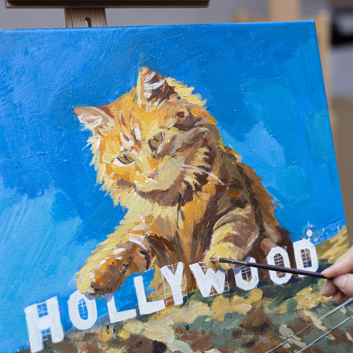 Los Angeles | Hand-painted Pet Portrait
