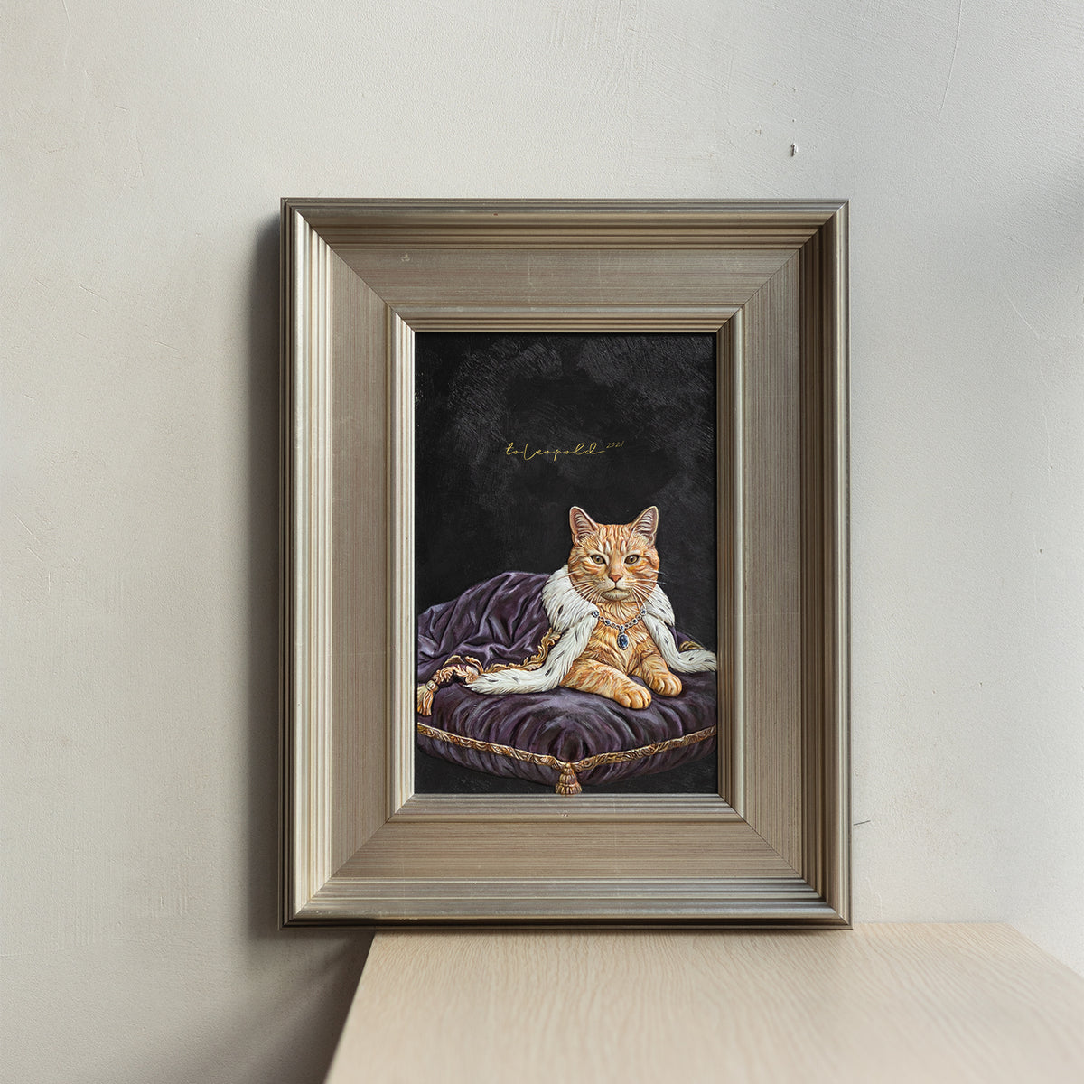The King | Hand-sculpted 3D Pet Portrait