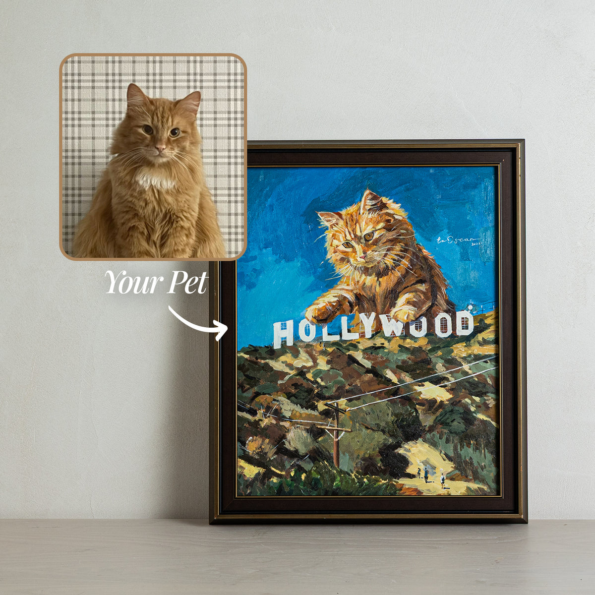 Los Angeles | Hand-painted Pet Portrait