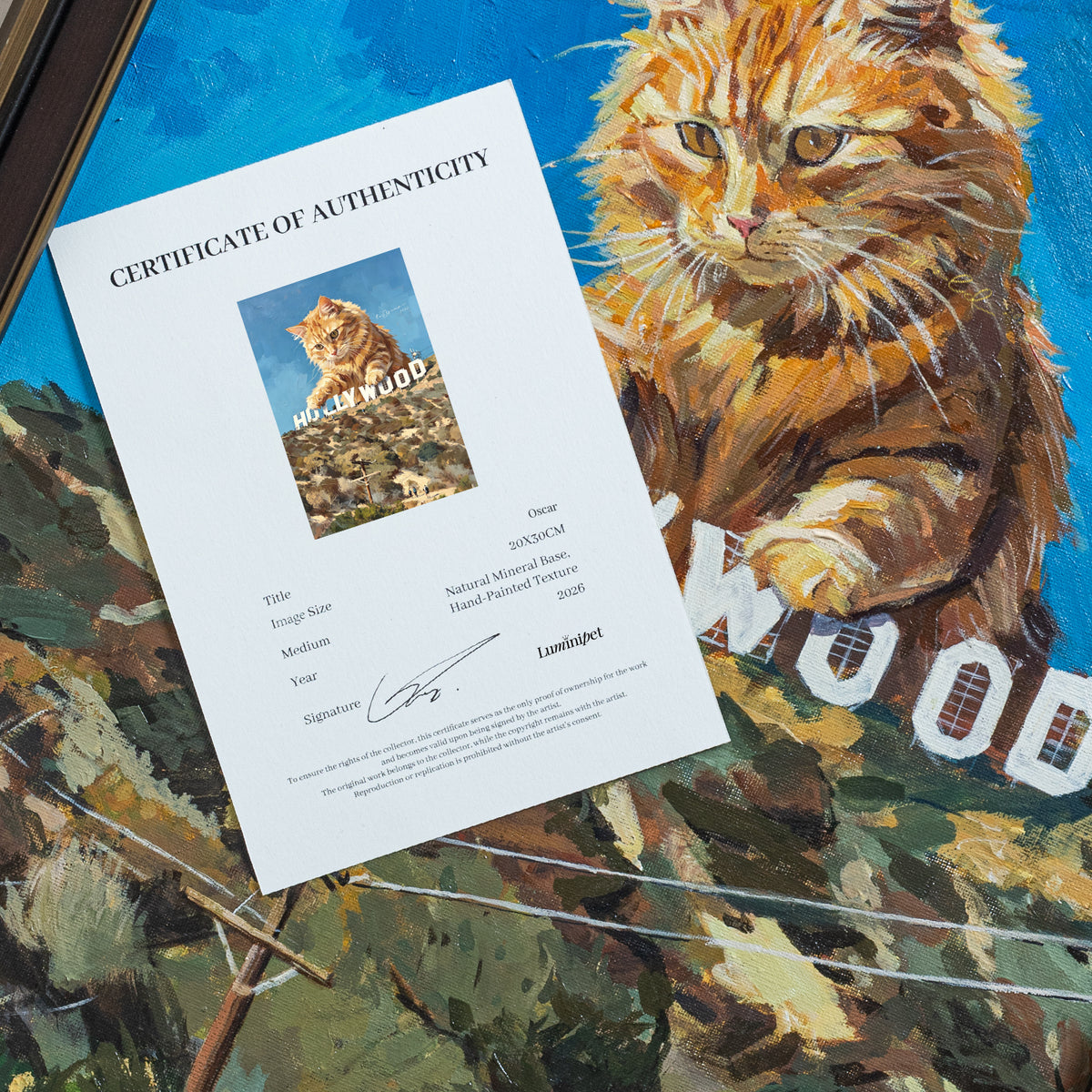 Los Angeles | Hand-painted Pet Portrait