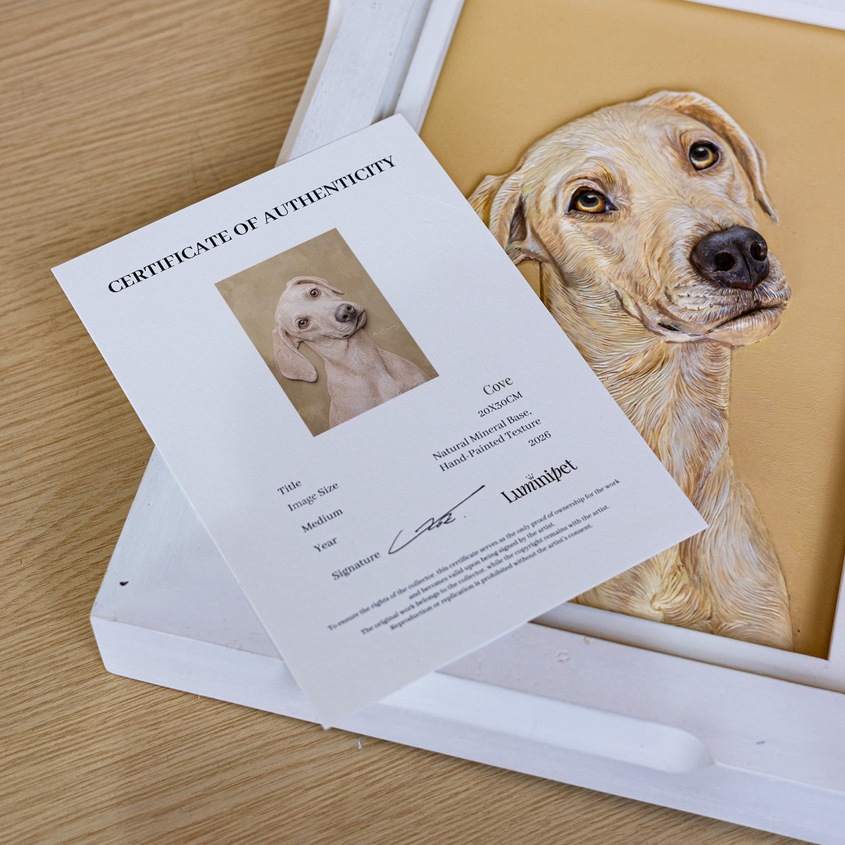 Realistic Pet Portrait | Hand-sculpted 3D Pet Portrait