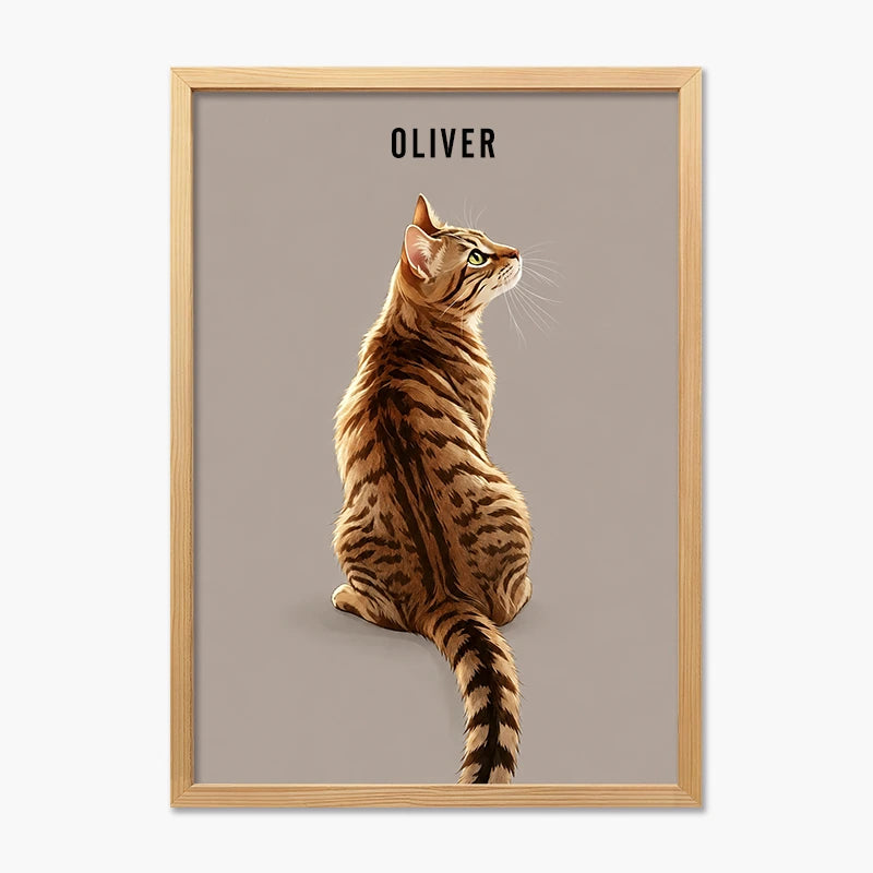 Modern Pet Portrait | Pet Portrait Print
