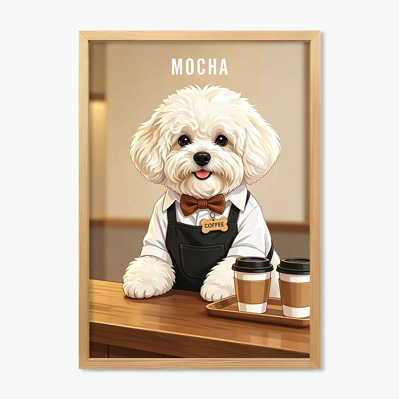 Barista | Pet Portrait Print