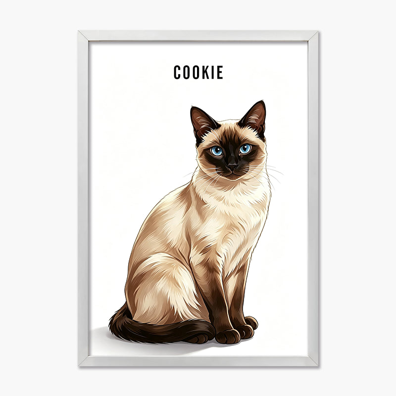 Modern Pet Portrait | Pet Portrait Print