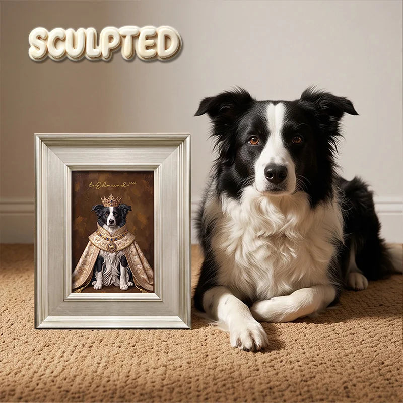 The King | Hand-sculpted 3D Pet Portrait