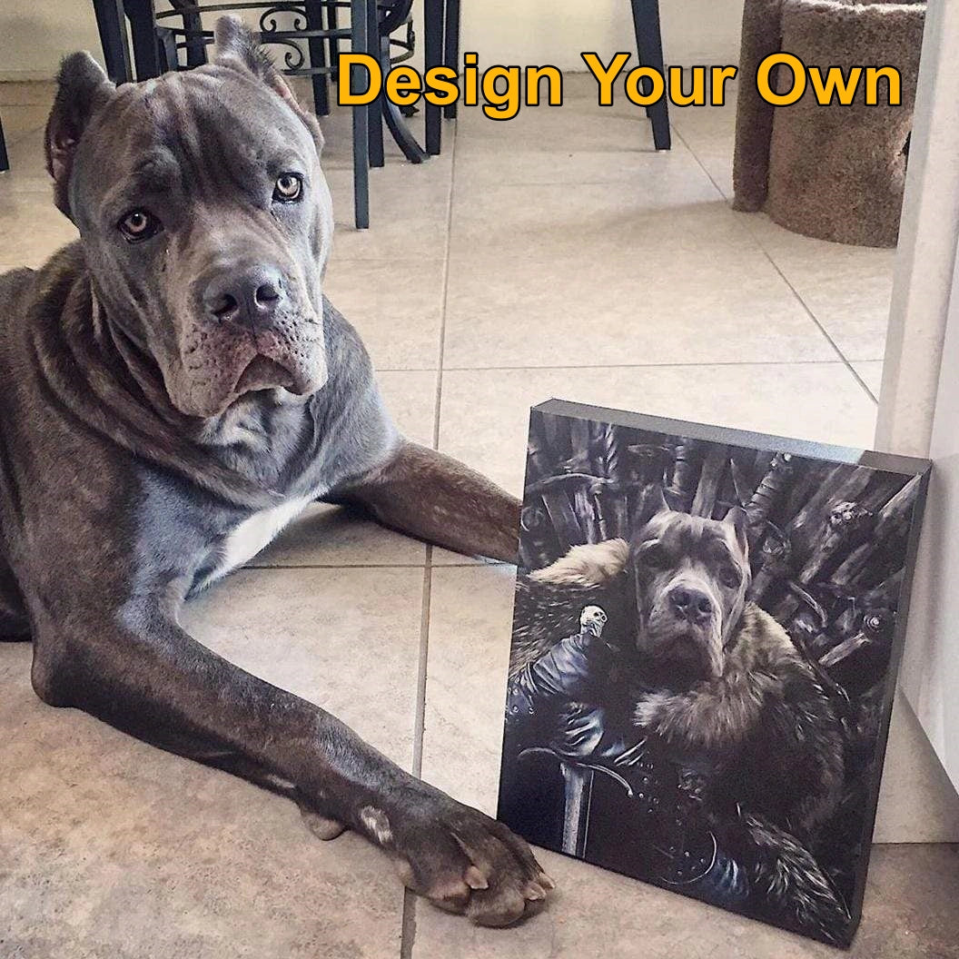 Custom Hand-Painted Pet Portrait |  Design Your Own