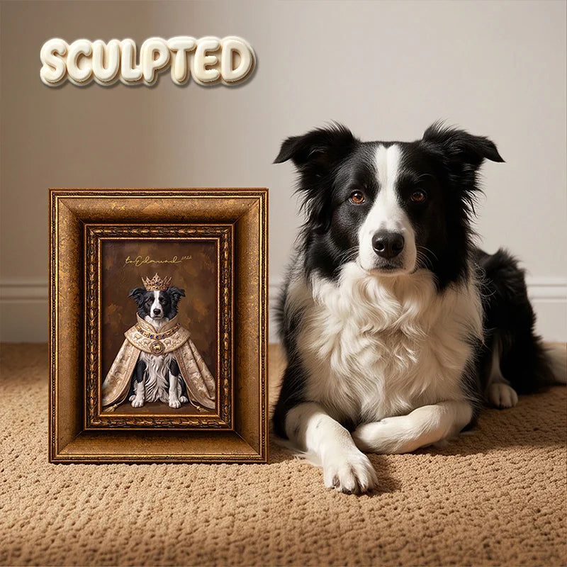 The King | Hand-sculpted 3D Pet Portrait