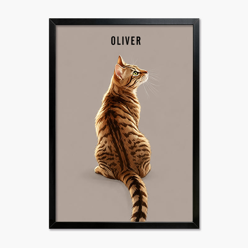 Modern Pet Portrait | Pet Portrait Print